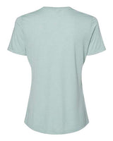 Bella + Canvas 6413 Ladies' Relaxed Triblend T-Shirt #color_DUSTY BLU TRBLND