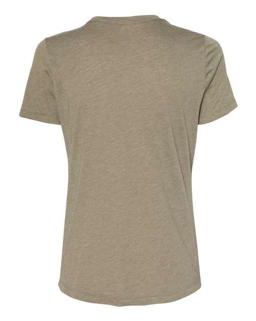 Bella + Canvas 6413 Ladies' Relaxed Triblend T-Shirt #color_OLIVE TRIBLEND