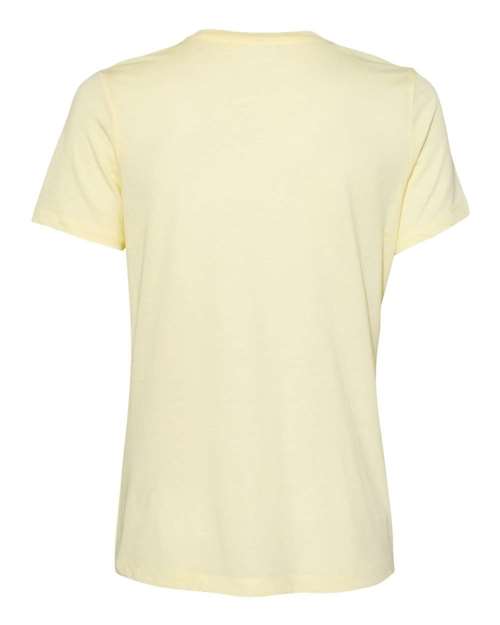 Bella + Canvas 6413 Ladies' Relaxed Triblend T-Shirt #color_PALE YLW TRBLND