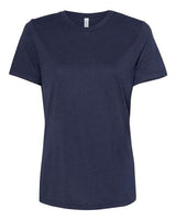 Bella + Canvas 6413 Ladies' Relaxed Triblend T-Shirt #color_SOLID NVY TRBLND