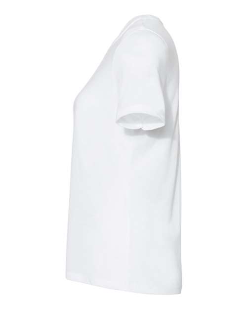 Bella + Canvas 6413 Ladies' Relaxed Triblend T-Shirt #color_SOLID WHT TRBLND