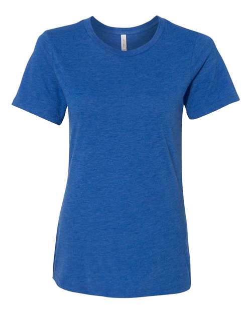Bella + Canvas 6413 Ladies' Relaxed Triblend T-Shirt #color_TRUE ROYAL TRIBD