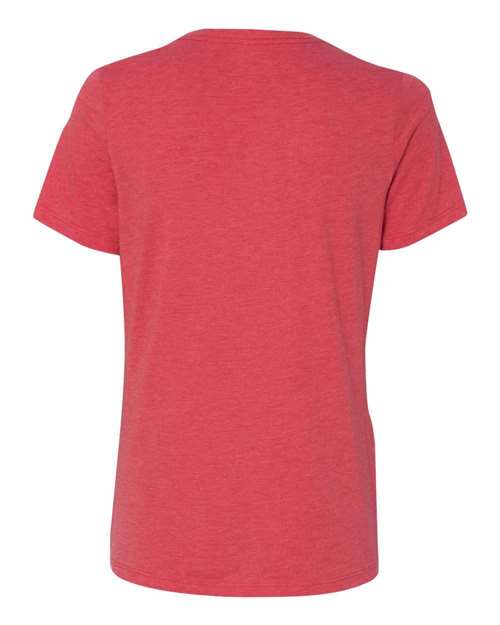 Bella + Canvas 6413 Ladies' Relaxed Triblend T-Shirt #color_RED TRIBLEND