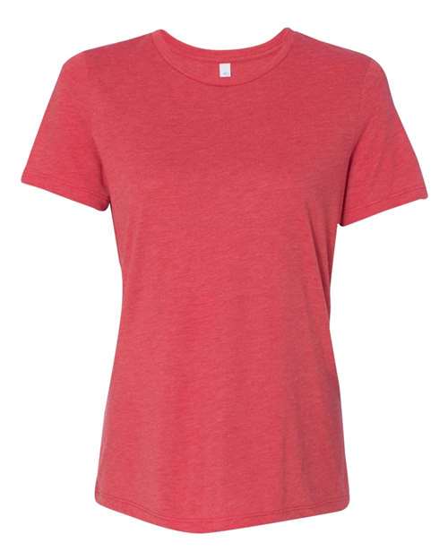Bella + Canvas 6413 Ladies' Relaxed Triblend T-Shirt #color_RED TRIBLEND