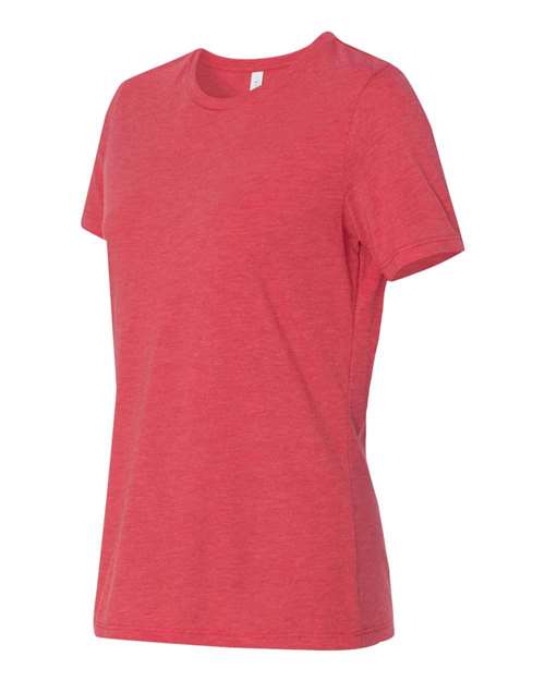 Bella + Canvas 6413 Ladies' Relaxed Triblend T-Shirt #color_RED TRIBLEND