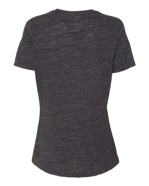 Bella + Canvas 6416 Ladies' Relaxed Vintage Slub T-Shirt #color_CHRCOAL BLK SLUB