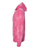 Independent Trading Co. PRM4500TD Midweight Tie-Dyed Hooded Sweatshirt #color_Tie Dye Pink