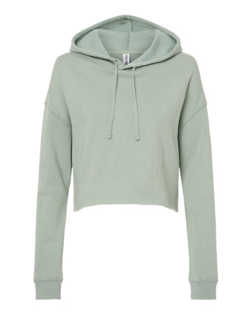 Independent Trading Co. AFX64CRP Women’s Lightweight Crop Hooded Sweatshirt #color_Sage