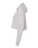 Independent Trading Co. AFX64CRP Women’s Lightweight Crop Hooded Sweatshirt #color_Grey Heather