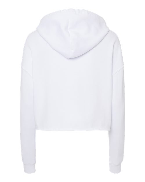 Independent Trading Co. AFX64CRP Women’s Lightweight Crop Hooded Sweatshirt #color_White