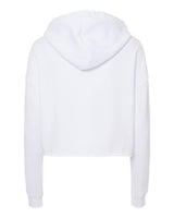 Independent Trading Co. AFX64CRP Women’s Lightweight Crop Hooded Sweatshirt #color_White