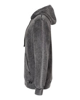 Independent Trading Co. PRM4500MW Midweight Mineral Wash Hooded Sweatshirt #color_Black