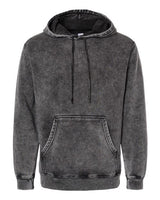Independent Trading Co. PRM4500MW Midweight Mineral Wash Hooded Sweatshirt #color_Black