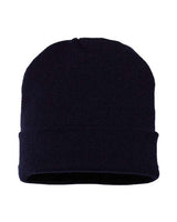 "CAP AMERICA TKN24 USA-Made 12" Cuffed Beanie #color_True Navy"