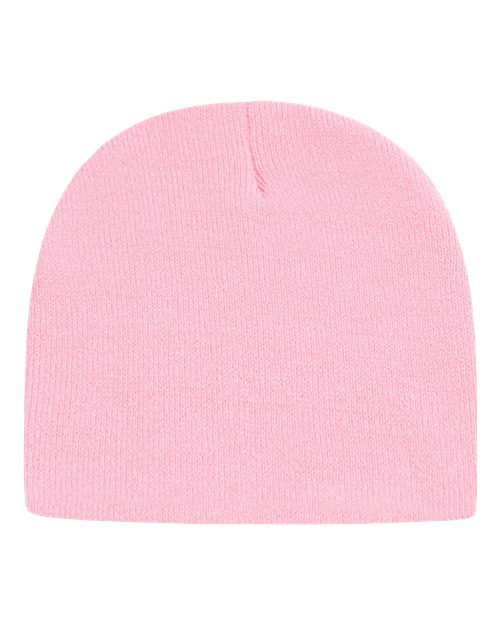 "CAP AMERICA TKN28 USA-Made 8 1/2" Beanie #color_Pink"