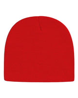 "CAP AMERICA TKN28 USA-Made 8 1/2" Beanie #color_True Red"