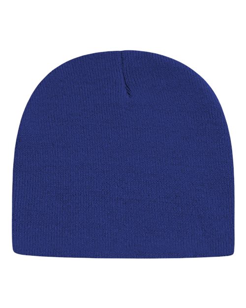 "CAP AMERICA TKN28 USA-Made 8 1/2" Beanie #color_True Royal"