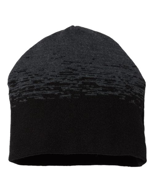 CAP AMERICA RKS9 USA-Made Static Beanie #color_Black/ Dark Heather Grey