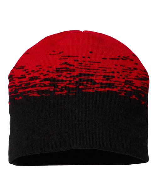 CAP AMERICA RKS9 USA-Made Static Beanie #color_Black/ True Red