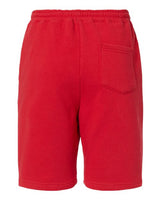 Independent Trading Co. IND20SRT Midweight Fleece Shorts #color_Red