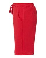 Independent Trading Co. IND20SRT Midweight Fleece Shorts #color_Red