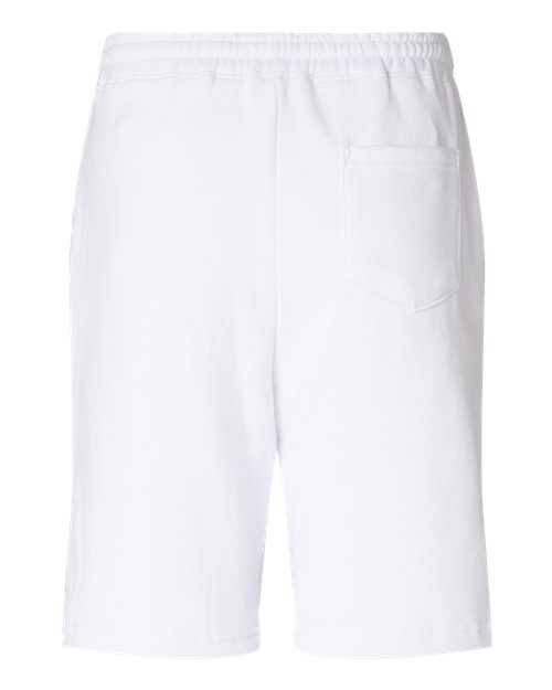 Independent Trading Co. IND20SRT Midweight Fleece Shorts #color_White