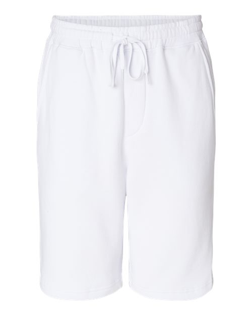 Independent Trading Co. IND20SRT Midweight Fleece Shorts #color_White