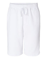Independent Trading Co. IND20SRT Midweight Fleece Shorts #color_White