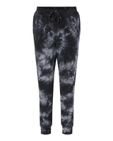 Independent Trading Co. PRM50PTTD Tie-Dyed Fleece Pants #color_Tie Dye Black
