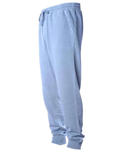 Independent Trading Co. PRM50PTPD Pigment-Dyed Fleece Pants #color_Pigment Light Blue