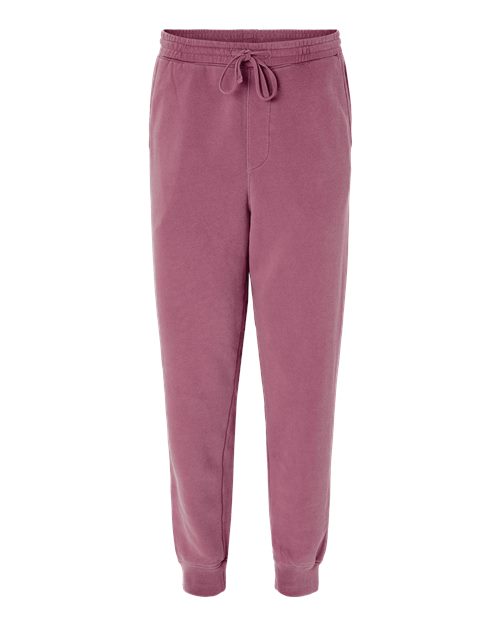 Independent Trading Co. PRM50PTPD Pigment-Dyed Fleece Pants #color_Pigment Maroon