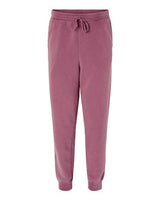Independent Trading Co. PRM50PTPD Pigment-Dyed Fleece Pants #color_Pigment Maroon