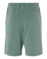 Independent Trading Co. PRM50STPD Pigment-Dyed Fleece Shorts #color_Pigment Alpine Green