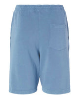 Independent Trading Co. PRM50STPD Pigment-Dyed Fleece Shorts #color_Pigment Light Blue