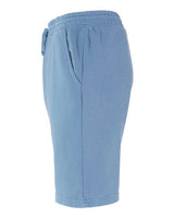 Independent Trading Co. PRM50STPD Pigment-Dyed Fleece Shorts #color_Pigment Light Blue