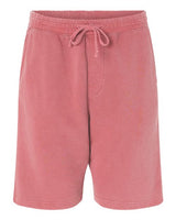 Independent Trading Co. PRM50STPD Pigment-Dyed Fleece Shorts #color_Pigment Pink