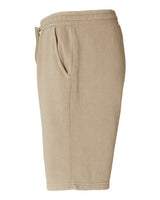 Independent Trading Co. PRM50STPD Pigment-Dyed Fleece Shorts #color_Pigment Sandstone