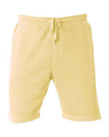 Independent Trading Co. PRM50STPD Pigment-Dyed Fleece Shorts #color_Pigment Yellow
