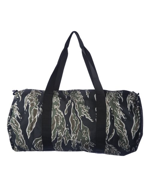 Independent Trading Co. INDDUFBAG 29L Day Tripper Duffel Bag #color_Tiger Camo