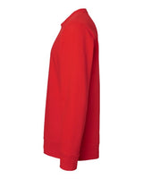 Adidas A434 Fleece Crewneck Sweatshirt #color_Red