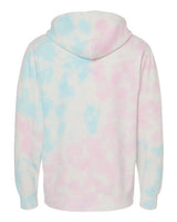 Independent Trading Co. PRM4500TD Midweight Tie-Dyed Hooded Sweatshirt #color_Tie Dye Cotton Candy