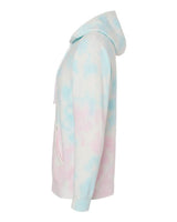 Independent Trading Co. PRM4500TD Midweight Tie-Dyed Hooded Sweatshirt #color_Tie Dye Cotton Candy