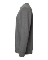 Adidas A434 Fleece Crewneck Sweatshirt #color_Dark Grey Heather