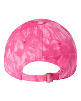 Valucap SP400 Tie-Dyed Dad Hat #color_Dark Pink