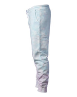 Independent Trading Co. PRM50PTTD Tie-Dyed Fleece Pants #color_Tie Dye Cotton Candy
