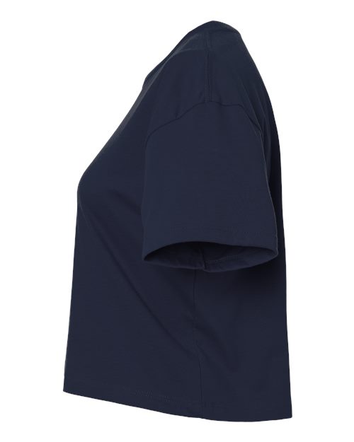 Next Level 1580NL Ladies' Ideal Crop T-Shirt #color_MIDNIGHT NAVY
