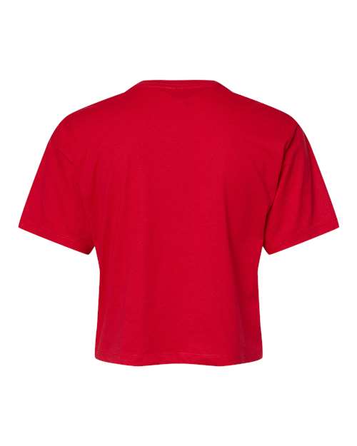 Next Level 1580NL Ladies' Ideal Crop T-Shirt #color_RED