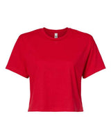 Next Level 1580NL Ladies' Ideal Crop T-Shirt #color_RED