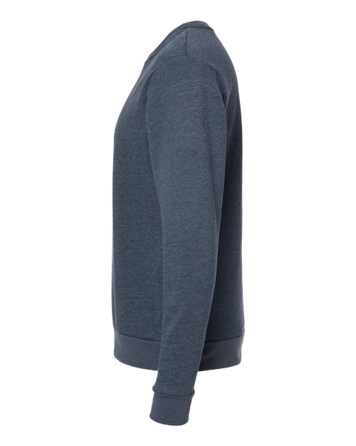 Next Level 9002NL Unisex Pullover PCH Crewneck Sweatshirt #color_HTHR MIDNITE NVY