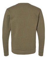 Next Level 9002NL Unisex Pullover PCH Crewneck Sweatshirt #color_HTHR MILITRY GRN